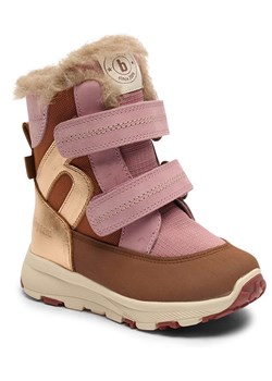 bisgaard Skórzane botki zimowe w kolorze złoto-jasnobrązowym ze sklepu Limango Polska w kategorii Buty zimowe dziecięce - zdjęcie 185695950