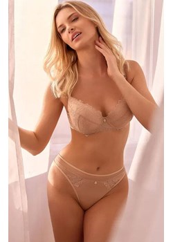 Marilyn stringi damskie Crema Caffe, Kolor beżowy, Rozmiar XL, Marilyn ze sklepu Intymna w kategorii Majtki damskie - zdjęcie 185696573