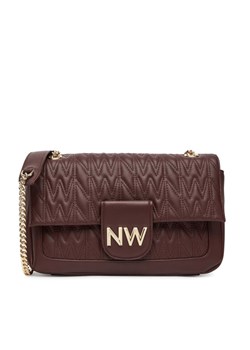 Torebka Nine West CEO-Astoria-Allure-LX10165 Bordowy ze sklepu eobuwie.pl w kategorii Kopertówki - zdjęcie 185697233