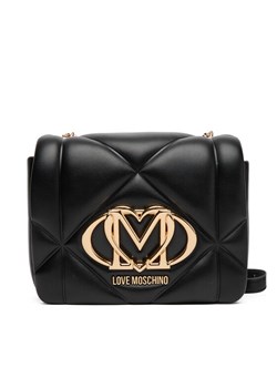 Torebka LOVE MOSCHINO JC4188PP0NLC0000 Czarny ze sklepu eobuwie.pl w kategorii Listonoszki - zdjęcie 185697284