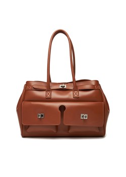 Torebka Gino Rossi EO-CLOVER-X10167 Brązowy ze sklepu eobuwie.pl w kategorii Torby Shopper bag - zdjęcie 185697310