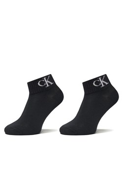 Zestaw 2 par wysokich skarpet damskich Calvin Klein Jeans 701228813 Czarny ze sklepu eobuwie.pl w kategorii Skarpetki damskie - zdjęcie 185697354