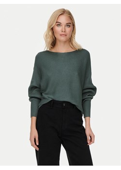 ONLY Sweter Adaline 15226298 Zielony Relaxed Fit ze sklepu MODIVO w kategorii Swetry damskie - zdjęcie 185698250