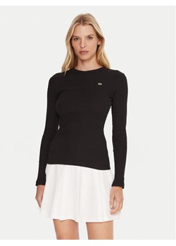 Lacoste Bluzka TF1692 Czarny Slim Fit ze sklepu MODIVO w kategorii Bluzki damskie - zdjęcie 185698253