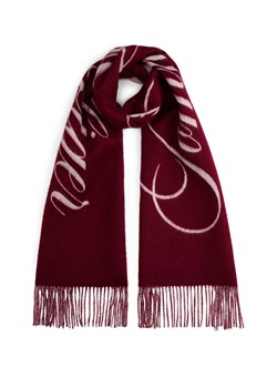 Tommy Hilfiger Damski wełniany szalik Kobiety Wełna malinowy jednolity ze sklepu vangraaf w kategorii Szaliki i chusty damskie - zdjęcie 185699350