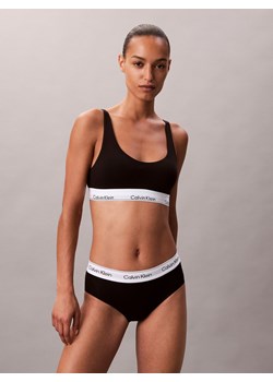 Calvin Klein Bralette damska Kobiety Bawełna czarny jednolity ze sklepu vangraaf w kategorii Biustonosze - zdjęcie 185699354