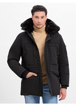 Wellensteyn Męska funkcjonalna parka - Snowstorm Mężczyźni Sztuczne włókno czarny jednolity ze sklepu vangraaf w kategorii Kurtki męskie - zdjęcie 185699361