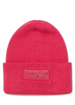 Tommy Jeans Damska czapka z dzianiny Kobiety Bawełna fuksja jednolity ze sklepu vangraaf w kategorii Czapki zimowe damskie - zdjęcie 185699362
