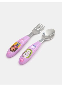 Sinsay - Zestaw sztućców dziecięcych Gabby's Dollhouse 2pack - wielobarwny ze sklepu Sinsay w kategorii Dom - zdjęcie 185702223