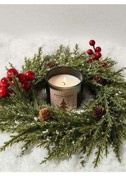 Sinsay - Świeczka z motywem zimowym Winter Woods - zielony ze sklepu Sinsay w kategorii Dom - zdjęcie 185702401