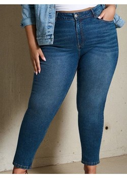 Sinsay - Jeansy mom fit - granatowy ze sklepu Sinsay w kategorii Jeansy damskie - zdjęcie 185702414