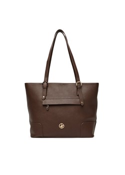 Torebka Beverly Hills Polo Club CEO-BHPC-C-007-08 Brązowy ze sklepu eobuwie.pl w kategorii Torby Shopper bag - zdjęcie 185702621