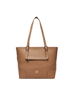Torebka Beverly Hills Polo Club CEO-BHPC-C-007-08 Beżowy ze sklepu eobuwie.pl w kategorii Torby Shopper bag - zdjęcie 185702634