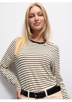 Mohito - Bluza w paski - kremowy ze sklepu Mohito w kategorii Bluzy damskie - zdjęcie 185703704