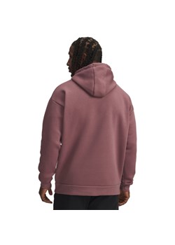 Męska bluza nierozpinana z kapturem Under Armour Project Rock Icon Hdy - różowa ze sklepu Sportstylestory.com w kategorii Bluzy męskie - zdjęcie 185704241