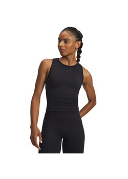 Damski top treningowy Under Armour Project Rock Seamless Tank - czarny ze sklepu Sportstylestory.com w kategorii Bluzki damskie - zdjęcie 185704262
