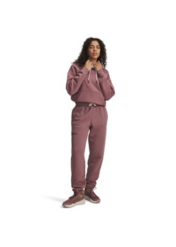 Damskie spodnie dresowe joggery Under Armour Project Rock Icon Pant - różowe ze sklepu Sportstylestory.com w kategorii Spodnie damskie - zdjęcie 185704272