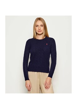 POLO RALPH LAUREN Wełniany sweter JULIANNA | Regular Fit | z dodatkiem kaszmiru ze sklepu Gomez Fashion Store w kategorii Swetry damskie - zdjęcie 185704394