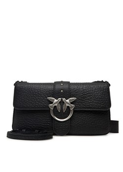 Torebka PINKO Love One Classic Slouchy Fl Al 25-26 PLTT 104524 A2JU Czarny ze sklepu eobuwie.pl w kategorii Listonoszki - zdjęcie 185706351