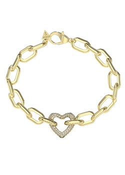Bransoletka Guess JUBB05 016JW Złoty ze sklepu eobuwie.pl w kategorii Bransoletki - zdjęcie 185706362