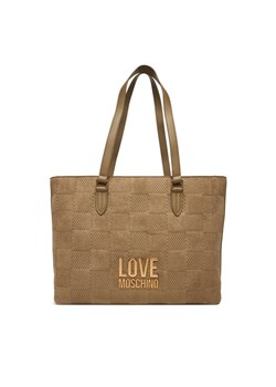 Torebka LOVE MOSCHINO JC4123PP0NKB110A Beżowy ze sklepu eobuwie.pl w kategorii Torebki damskie - zdjęcie 185706382