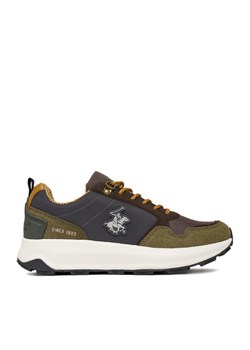 Beverly Hills Polo Club Sneakersy CEO-V5-DARIO Khaki ze sklepu MODIVO w kategorii Buty sportowe męskie - zdjęcie 185706792