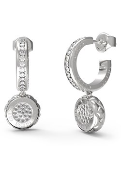 Guess Kolczyki JUBE04 596JW Srebrny ze sklepu MODIVO w kategorii Kolczyki - zdjęcie 185706793