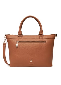 Beverly Hills Polo Club Torebka CEO-BHPC-C-006-08 Brązowy ze sklepu MODIVO w kategorii Torby Shopper bag - zdjęcie 185706833
