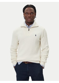 Polo Ralph Lauren Sweter 710974167003 Beżowy Regular Fit ze sklepu MODIVO w kategorii Swetry męskie - zdjęcie 185706891