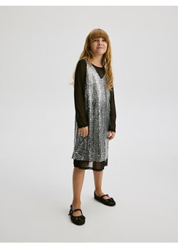 Reserved - Dwuwarstwowa sukienka - czarny ze sklepu Reserved w kategorii Sukienki dziewczęce - zdjęcie 185707793