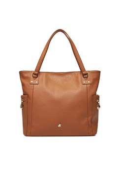 Torebka Beverly Hills Polo Club CEO-BHPC-C-005-08 Brązowy ze sklepu eobuwie.pl w kategorii Torby Shopper bag - zdjęcie 185709873