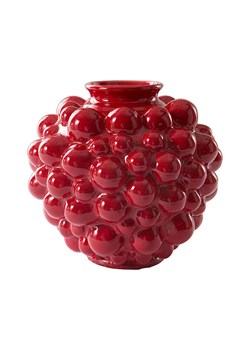 Jotex Wazon &quot;Blush&quot; w kolorze czerwonym - wys. 23,5 x Ø 24 cm ze sklepu Limango Polska w kategorii Wazony - zdjęcie 185711853