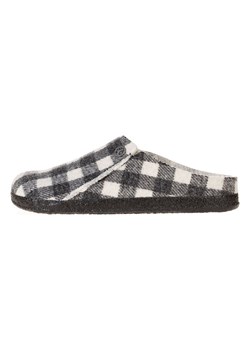 Birkenstock Skórzane kapcie w kolorze biało-czarnym ze sklepu Limango Polska w kategorii Kapcie damskie - zdjęcie 185711884