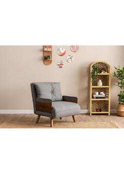 Scandinavia Concept Sofa &quot;Cosmo Single&quot; w kolorze jasnoszarym - 77 x 82 x 70 cm ze sklepu Limango Polska w kategorii Pufy i siedziska - zdjęcie 185711974