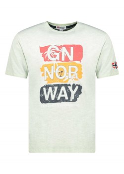 Geographical Norway Koszulka &quot;Jemilio&quot; w kolorze zielonym ze sklepu Limango Polska w kategorii T-shirty męskie - zdjęcie 185711993