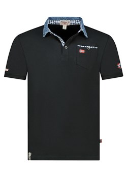 Geographical Norway Koszulka polo &quot;Kerwin&quot; w kolorze czarnym ze sklepu Limango Polska w kategorii T-shirty męskie - zdjęcie 185712440
