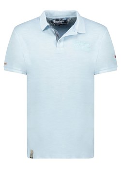 Geographical Norway Koszulka polo &quot;Kslub&quot; w kolorze błękitnym ze sklepu Limango Polska w kategorii T-shirty męskie - zdjęcie 185712452