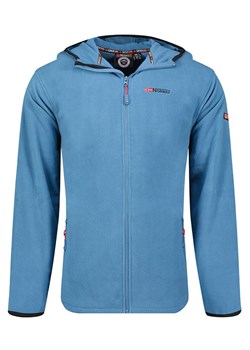 Geographical Norway Kurtka polarowa &quot;Unicia&quot; w kolorze niebieskim ze sklepu Limango Polska w kategorii Bluzy męskie - zdjęcie 185712480