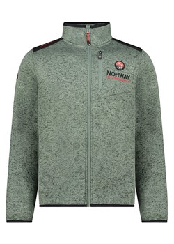 Geographical Norway Kurtka polarowa &quot;Tavid&quot; w kolorze zielonym ze sklepu Limango Polska w kategorii Bluzy męskie - zdjęcie 185712492