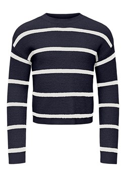 KIDS ONLY Sweter &quot;Franca Life&quot; w kolorze granatowo-białym ze sklepu Limango Polska w kategorii Swetry dziewczęce - zdjęcie 185712631