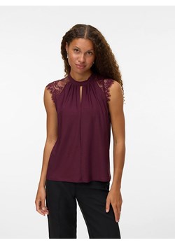 Vero Moda Bluzka w kolorze bordowym ze sklepu Limango Polska w kategorii Bluzki damskie - zdjęcie 185713522