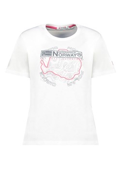 Geographical Norway Koszulka w kolorze białym ze sklepu Limango Polska w kategorii Bluzki damskie - zdjęcie 185713543