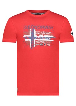 Geographical Norway Koszulka &quot;Jrusty&quot; w kolorze czerwonym ze sklepu Limango Polska w kategorii T-shirty męskie - zdjęcie 185713582