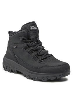 Jack Wolfskin Trekkingi Everquest Texapore Mid M 4053611 Czarny ze sklepu MODIVO w kategorii Buty trekkingowe męskie - zdjęcie 185713764