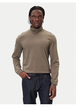 HUGO Golf Daporollo 50547372 Beżowy Regular Fit ze sklepu MODIVO w kategorii Swetry męskie - zdjęcie 185713810