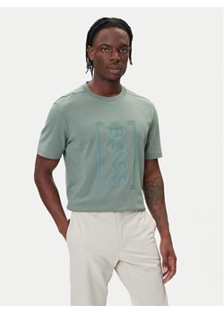 BOSS T-Shirt Iconic TL 50543905 Zielony Relaxed Fit ze sklepu MODIVO w kategorii T-shirty męskie - zdjęcie 185713823