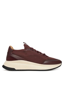 BOSS Sneakersy Ttnm Evo 50552911 Bordowy ze sklepu MODIVO w kategorii Buty sportowe męskie - zdjęcie 185713824