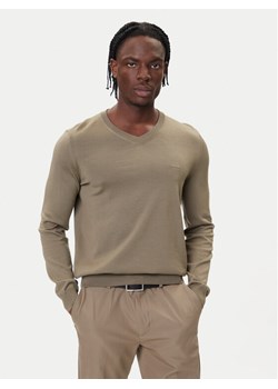BOSS Sweter Baram-L 50476363 Brązowy Regular Fit ze sklepu MODIVO w kategorii Swetry męskie - zdjęcie 185713872