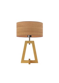 Drewniana lampka nocna z abażurem CLIO ECO ze sklepu Lysne w kategorii Lampy stołowe - zdjęcie 185715753
