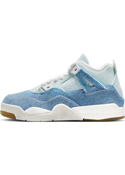 Buty dla małych dzieci Jordan 4 Retro „Worn Blue” - Biel ze sklepu Nike poland w kategorii Buty sportowe dziecięce - zdjęcie 185716000